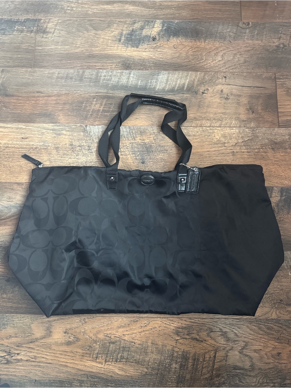 New Without Tag Coach Black Signature Jacquard Large Tote